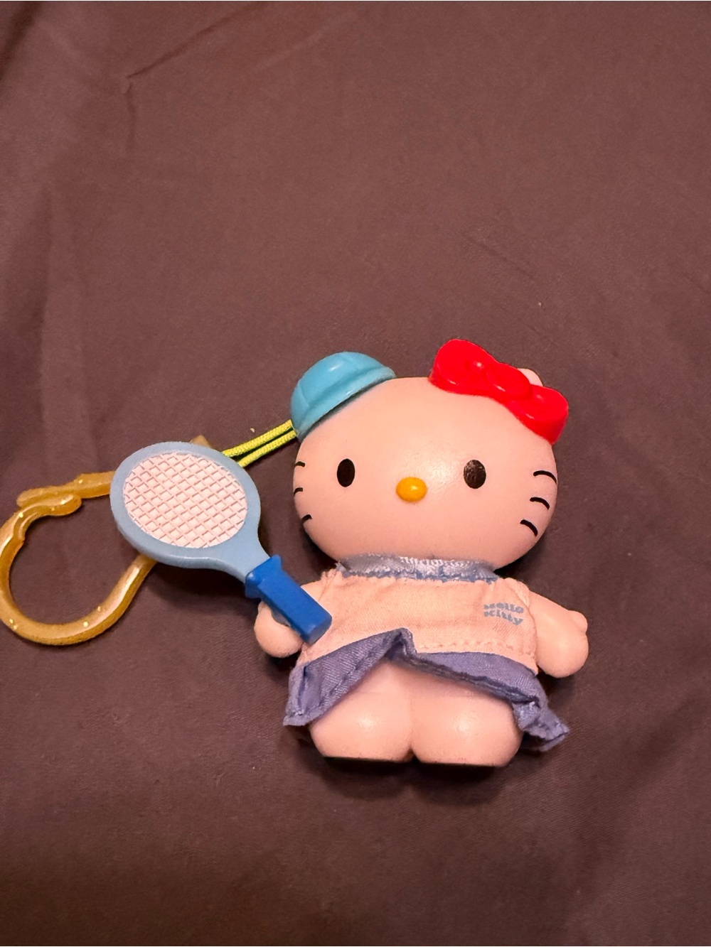 McDonald’s Hello Kitty Tennis Plastic Keychain Sanrio 2000